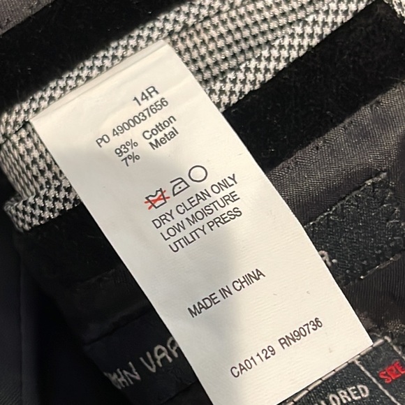 John Varvatos Boys Velvet Sport Jacket Size 14R - Picture 7 of 7